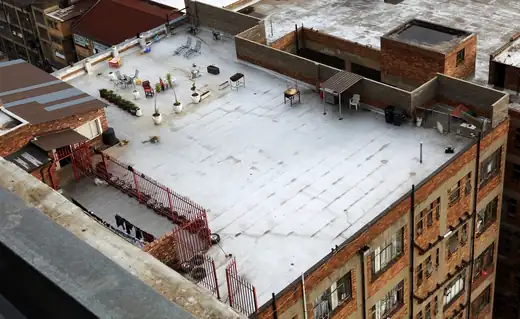 TPO commercial flat roof